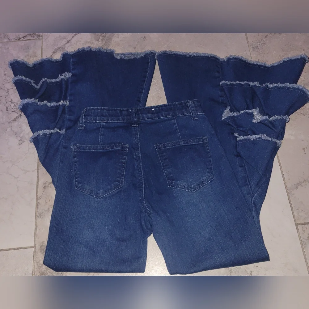 Cowgirl Hardware Girls Bell Bottom Jeans Sz 7 - Picture 3 of 7